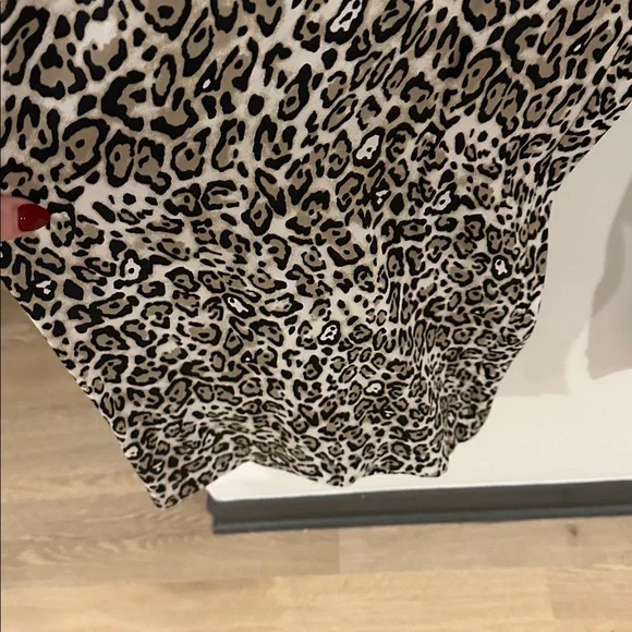 Maeve Animal Print wide leg pants - Picture 6 of 8